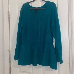 IMAN Global Chic zippered sweater